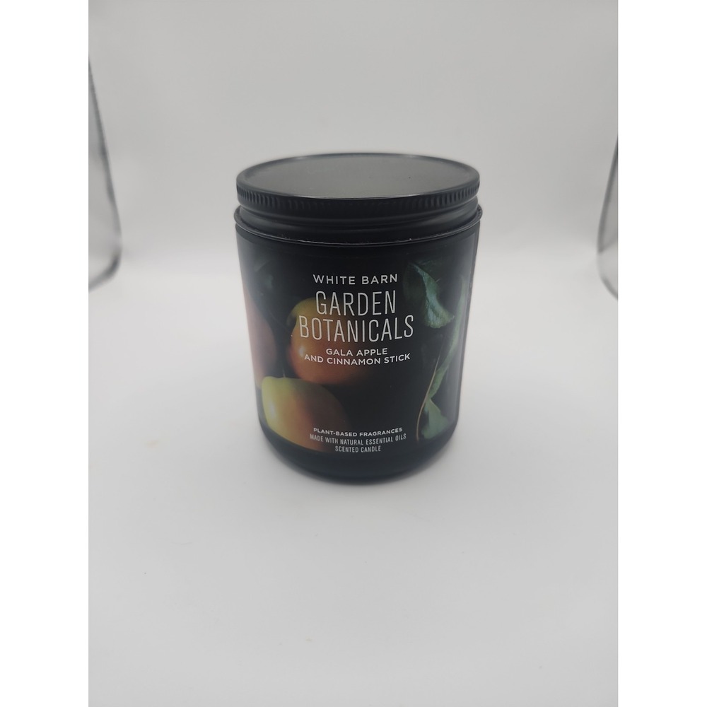 Bath & Body Works Garden Botanicals Single Wick GALA APPLE & CINNAMON STICK NEW
